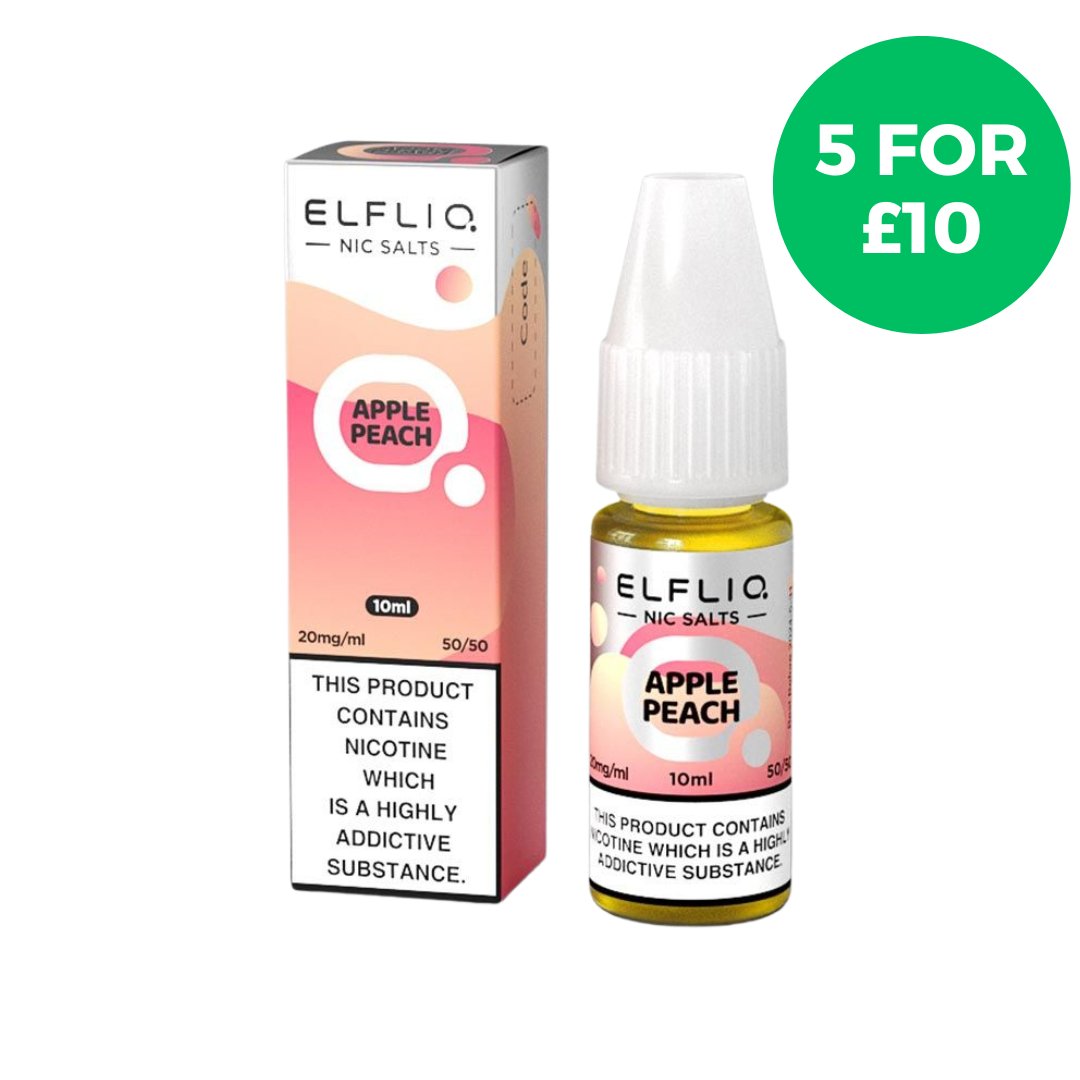 Apple Peach Elf Bar Elfliq Nic Salt E - Liquid - Vaping Retail