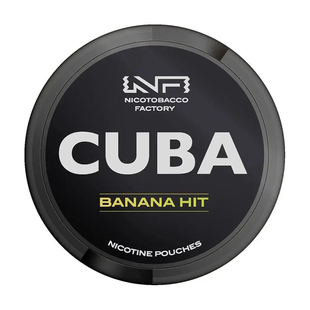 Banana Hit Nicotine Pouches by Cuba Black - Vaping Retail