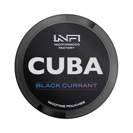 Black Currant Nicotine Pouches by Cuba Black - Vaping Retail