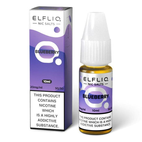 Blueberry Elf Bar Elfliq Nic Salt E - Liquid - Vaping Retail