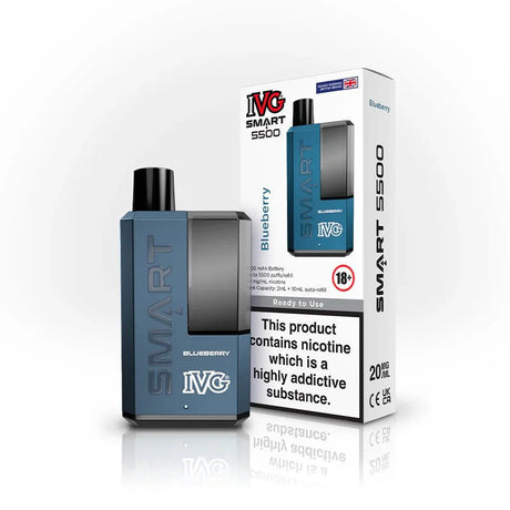 Blueberry IVG Smart 5500 Disposable Vape Kit - Vaping Retail