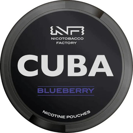 Blueberry Nicotine Pouches by Cuba Black - Vaping Retail