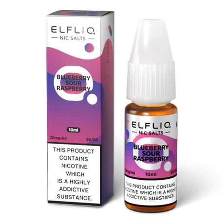 Blueberry Sour Raspberry Elf Bar Elfliq Nic Salt E - Liquid - Vaping Retail