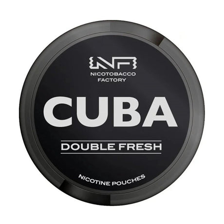 Double Fresh Nicotine Pouches by Cuba Black - Vaping Retail