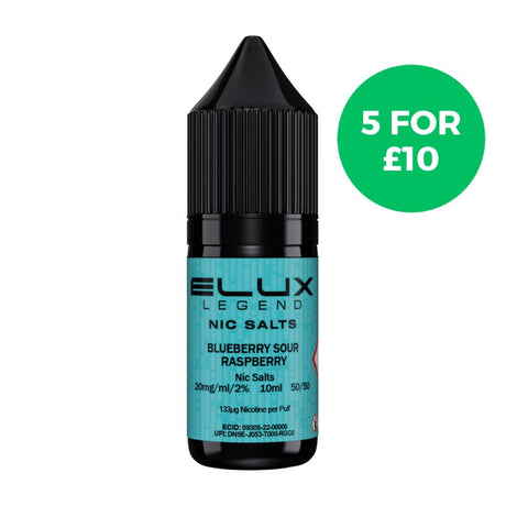 ELUX Legend Nic Salt Blueberry Sour Raspberry - Vaping Retail