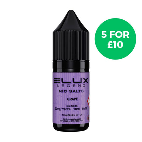 Elux Legend Nic salt Grape - Vaping Retail