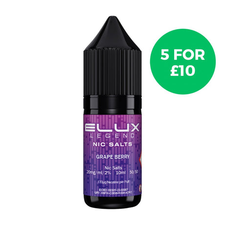 ELUX Legend Nic Salt Grape Berry - Vaping Retail