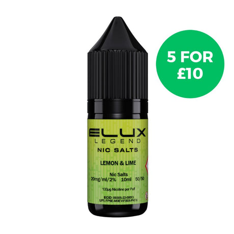 ELUX Legend Nic Salt Lemon & Lime - Vaping Retail