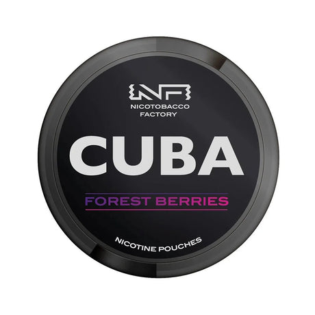 Forest Berries Nicotine Pouches by Cuba Black - Vaping Retail