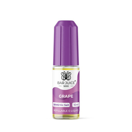 Grape Nic Salt E - Liquid by Bar Juice 5000 - Vaping Retail