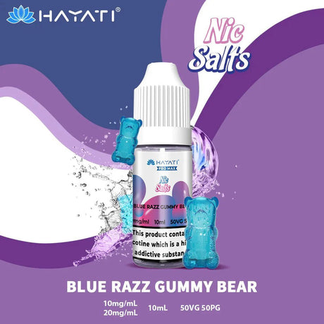 HAYATI Pro Max Nic Salt Blue Razz Gummy Bear - Vaping Retail