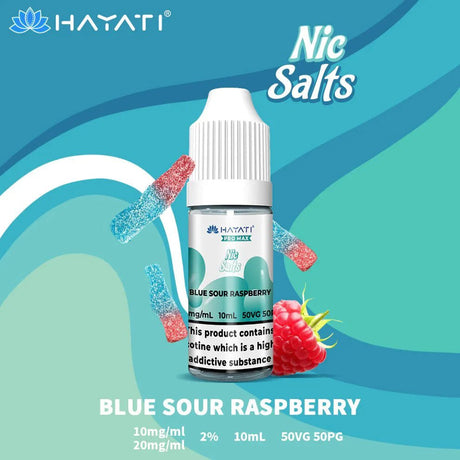 HAYATI Pro Max Nic Salt Blue Sour Raspberry - Vaping Retail