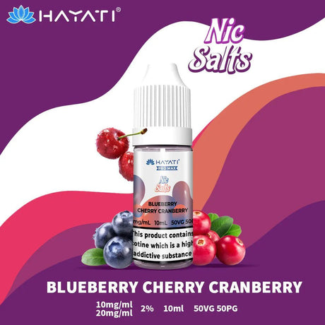 HAYATI Pro Max Nic Salt Blueberry Cherry Cranberry - Vaping Retail