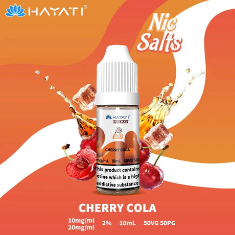 HAYATI Pro Max Nic Salt Cherry Cola - Vaping Retail