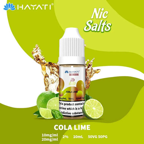 HAYATI Pro Max Nic Salt Cola Lime - Vaping Retail