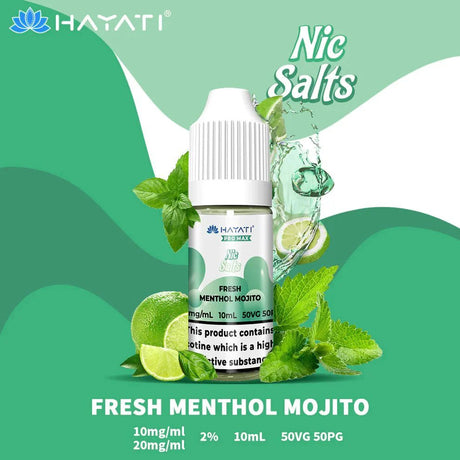 HAYATI Pro Max Nic Salt Fresh Menthol Mojito - Vaping Retail