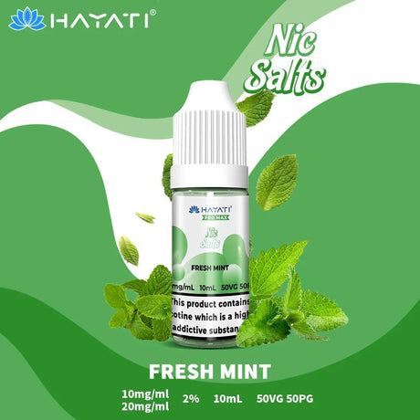 HAYATI Pro Max Nic Salt Fresh Mint - Vaping Retail