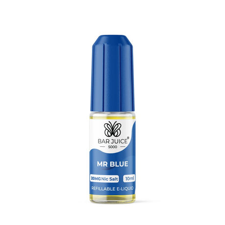 Mr Blue Nic Salt E - Liquid by Bar Juice 5000 - Vaping Retail